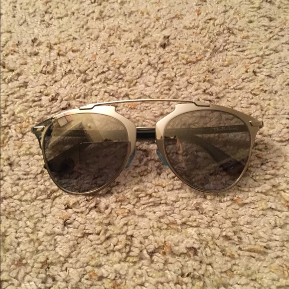 DIOR REFLECTED AVIATOR SUNGLASSES 52 21 140 w CASE - Picture 2 of 8